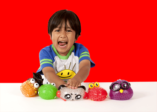 Ryan, the star of Ryan Toys Review, plays with his favorite ORB™ produced toys, Ryan's Bubble Pals.